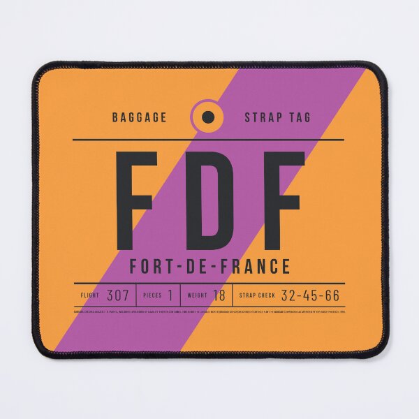 Item preview, Luggage Tag E - FDF Fort-de-France Martinique designed and sold by VoodooCircus.