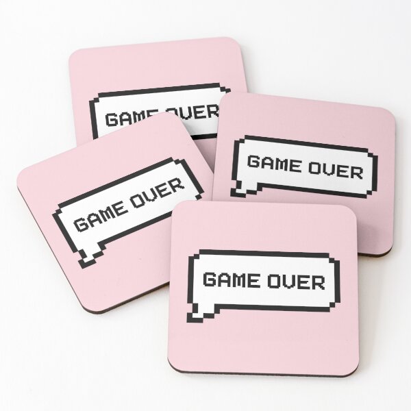 Item preview, GAME OVER Video Game Quotes Pixelated Speech Bubble designed and sold by everything4eva.