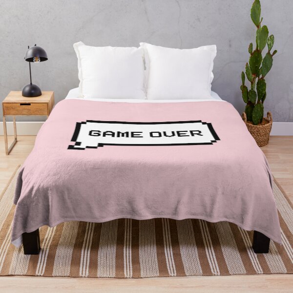 Item preview, GAME OVER Video Game Quotes Pixelated Speech Bubble designed and sold by everything4eva.