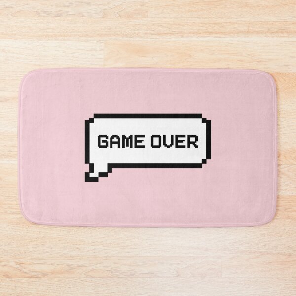 Item preview, GAME OVER Video Game Quotes Pixelated Speech Bubble designed and sold by everything4eva.