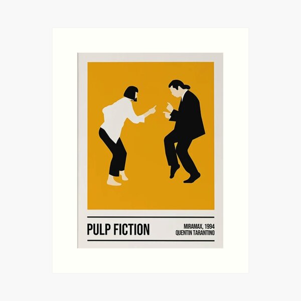 Dansant. Pulp Fiction Impression artistique