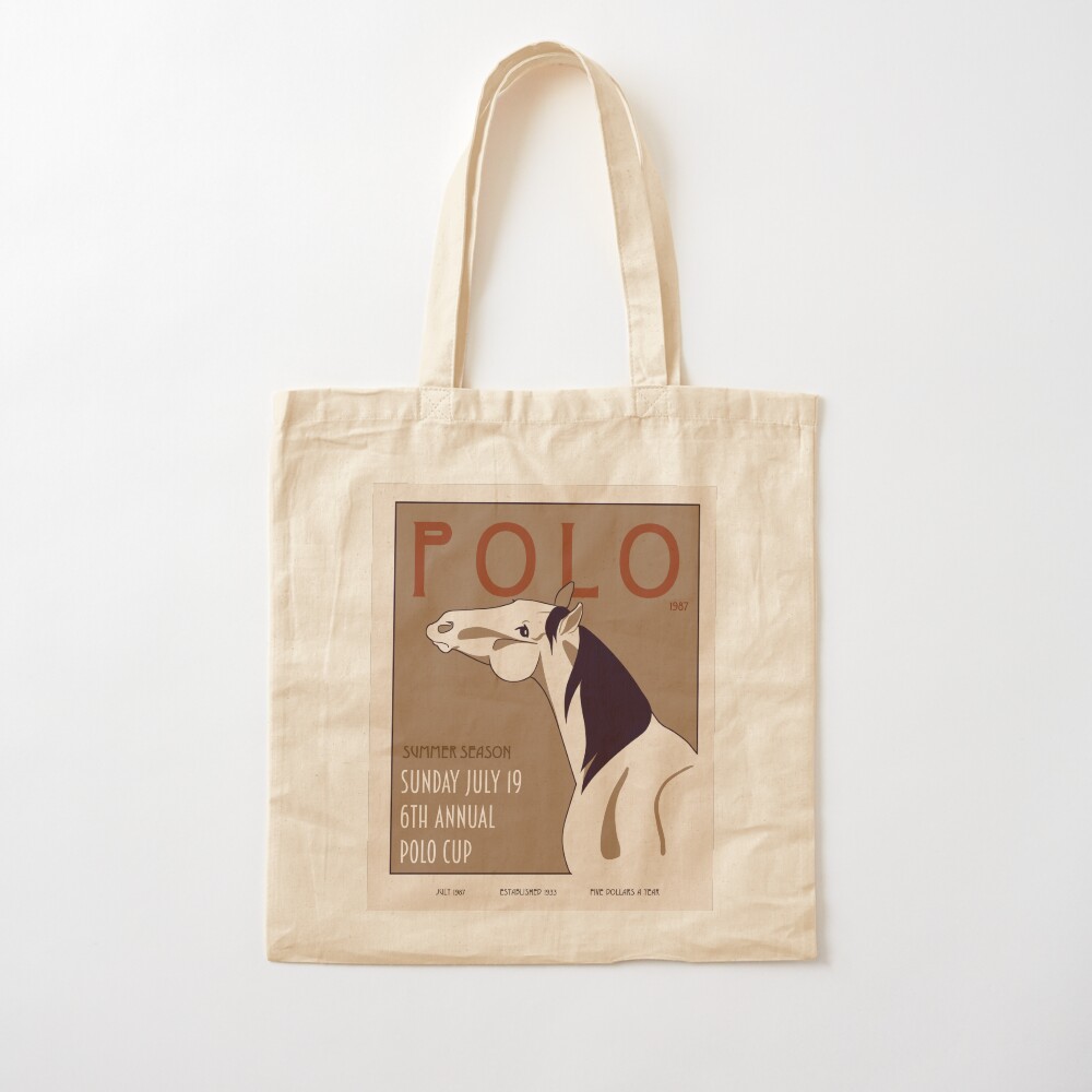 Polo Horse Poster Vintage Illustration