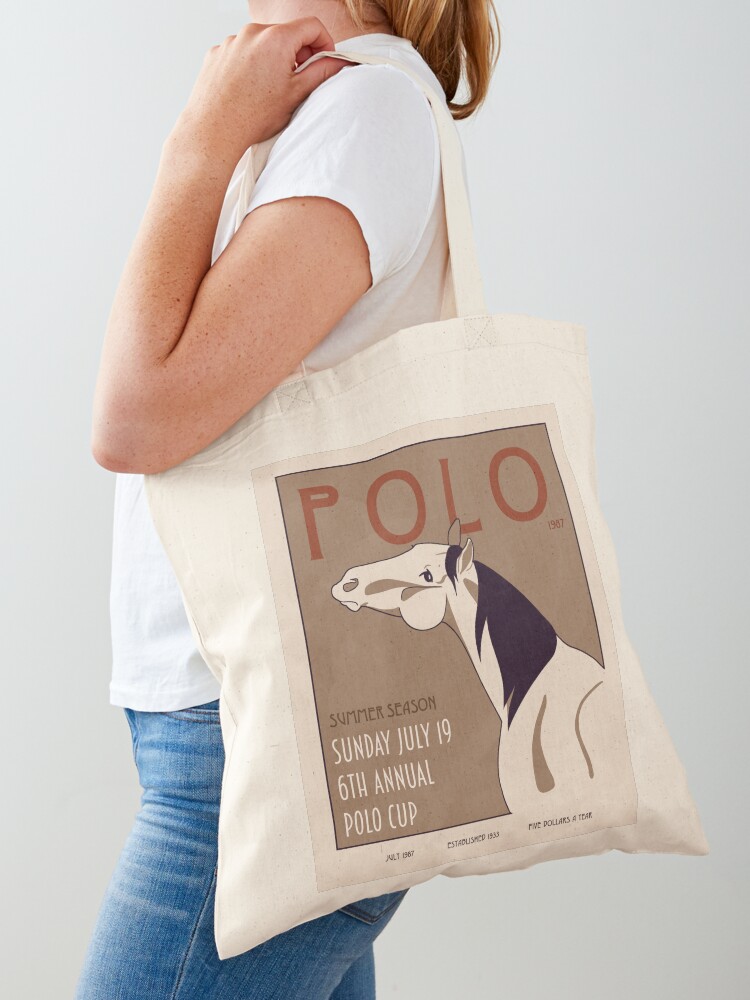 Polo Horse Poster Vintage Illustration