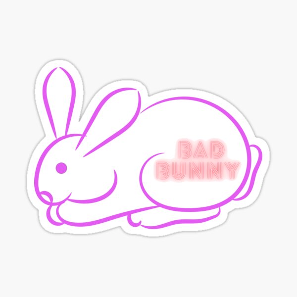 Bad Bunny Dodgers Sticker for Sale by Achraf eddin Laifa