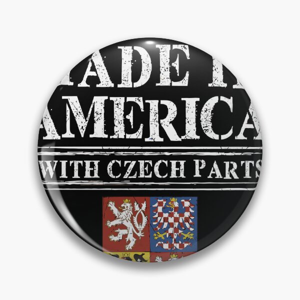 Artikelvorschau, Hergestellt in Amerika, tschechische Teile, stolzer Einwanderer entworfen und verkauft von lavetalavetauv.