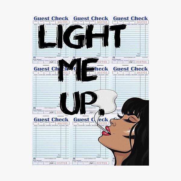 Item preview, light - GUEST CHECK @NIKKISBLING_ designed and sold by nicolekap29.