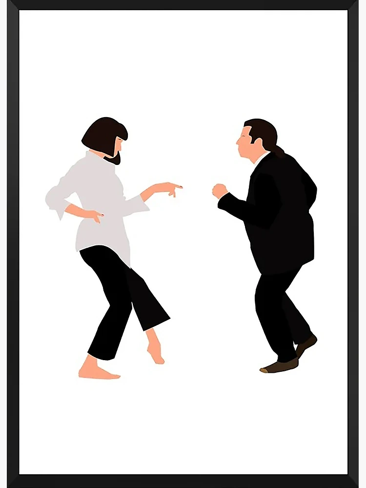 ArtStation - Pulp Fiction - minimalist poster