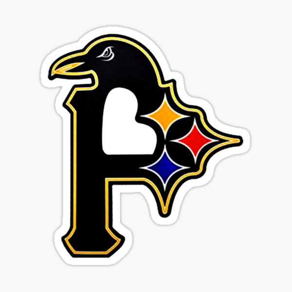 Pittsburgh Steelers Pirates Penguin logo Vinyl Sticker Decal 11 different  sizes