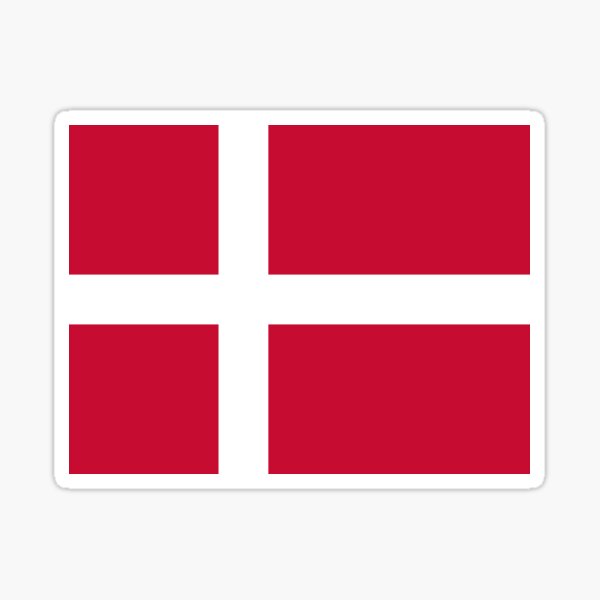 Dänemark Flagge Sticker