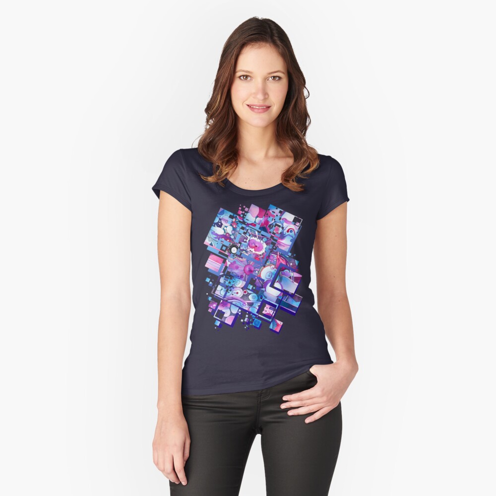 Item preview, Fitted Scoop T-Shirt designed and sold by jeffjag.