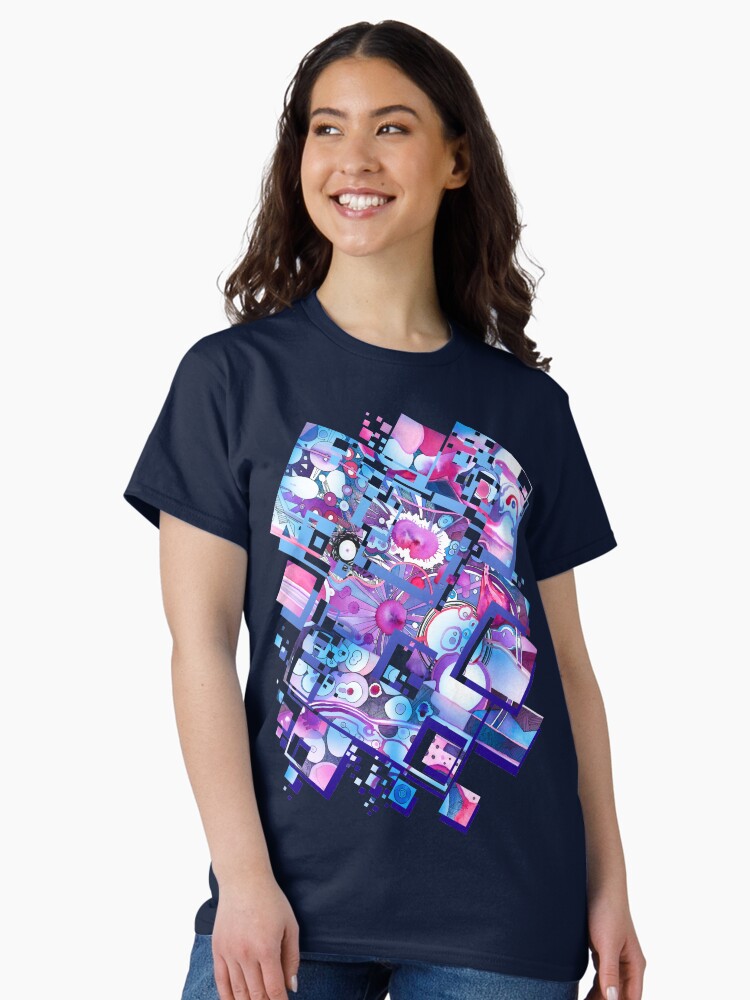 Thumbnail 1 of 7, Classic T-Shirt, Perfect Once Along The Way - Watercolor designed and sold by jeffjag.