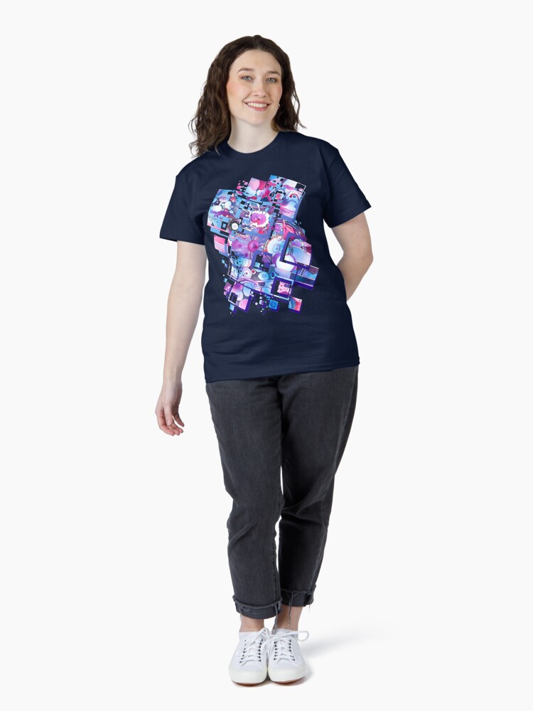 Thumbnail 4 of 7, Classic T-Shirt, Perfect Once Along The Way - Watercolor designed and sold by jeffjag.