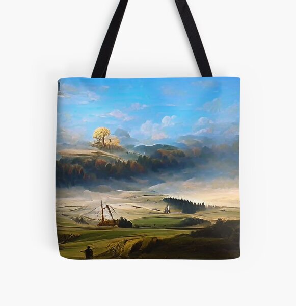The Landscape: Fantasy Art Collections All Over Print Tote Bag