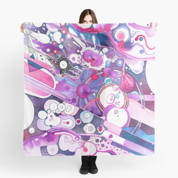 Perfect Once Along The Way - Watercolor Scarf