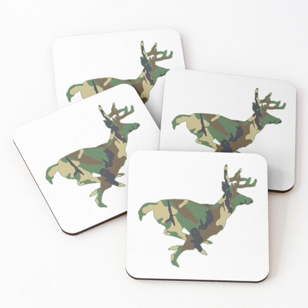 Artikelvorschau, Camo Laufender Hirsch entworfen und verkauft von Stephanndesigns.