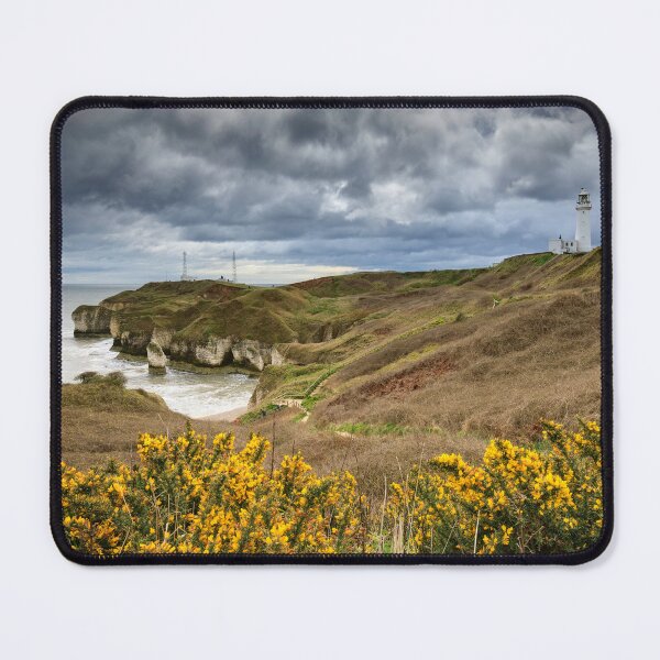 Item preview, Storm clouds over Flamborough Head Lighthouse designed and sold by bitm2007.