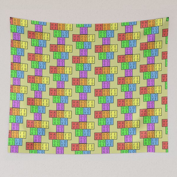 Item preview, Have dogs, feed dogs, love dogs - Upside down Pyramid - Pastel colors - Dark text designed and sold by RainbowWordLand.
