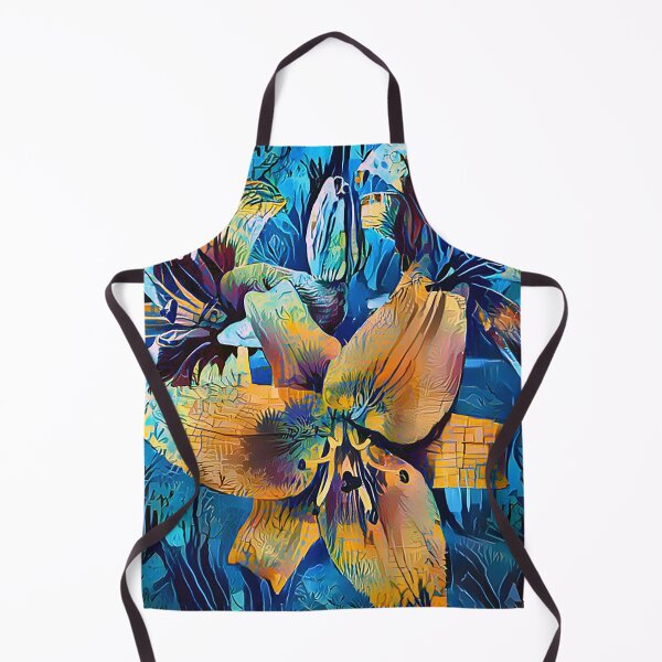 Item preview, Colorful lilly flowers - Modern artistic floral illustration design designed and sold by Habatour Creations Exclusive Digital Art Products.
