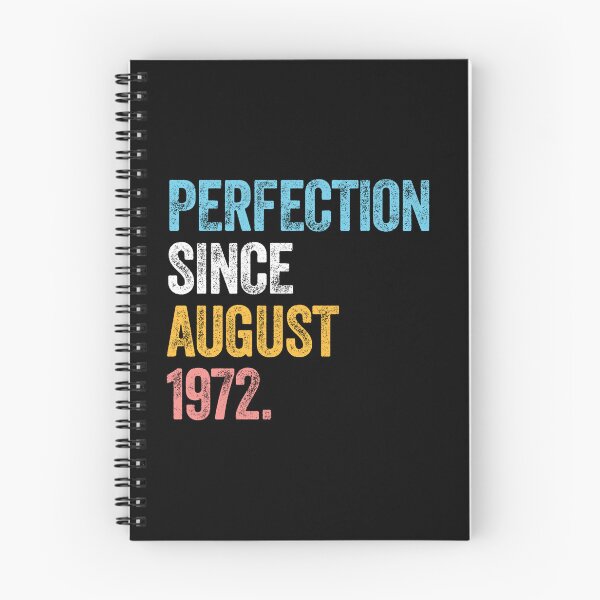 Item preview, PERFECTION SINCE AUGUST 1972 50 Years Old Birthday Gift  designed and sold by w1ckerman.