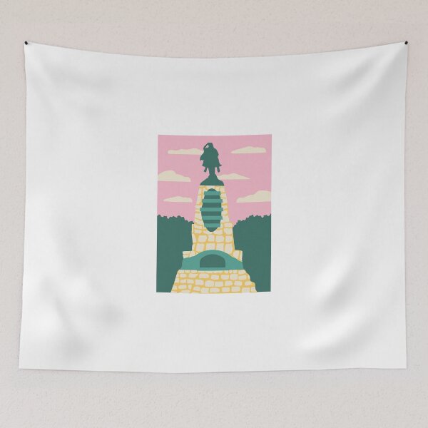 Item preview, Argentina Abstract Organic Landmarks Monumento a Guemes designed and sold by JAG2B.
