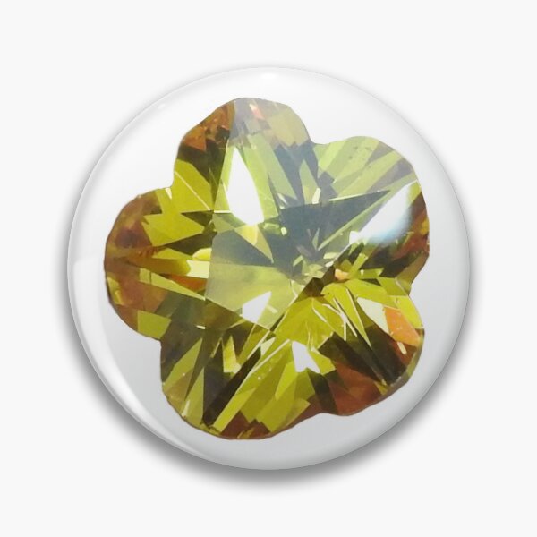 Item preview, Flower shaped Citrine Gemstone pattern designed and sold by DigitalGemArt.