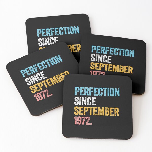 Item preview, PERFECTION SINCE SEPTEMBER 1972 50 Years Old Birthday Gift  designed and sold by w1ckerman.