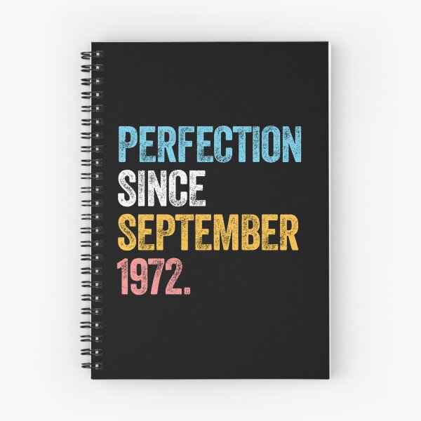 Item preview, PERFECTION SINCE SEPTEMBER 1972 50 Years Old Birthday Gift  designed and sold by w1ckerman.
