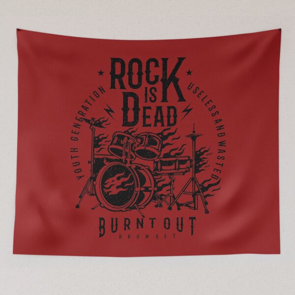 Item preview, Rock Is Dead - Burn Out designed and sold by JakeRhodes.