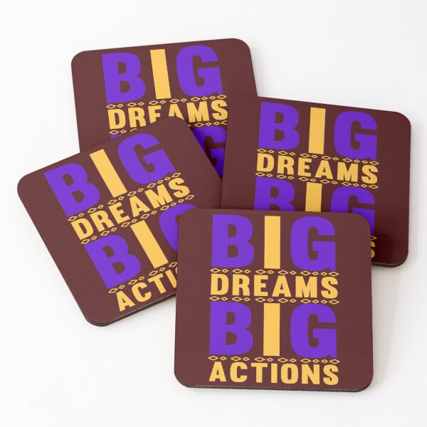 Item preview, Big Dreams Big Actions designed and sold by EloraCorner.