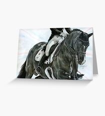 Charlotte und Valegro Grußkarte