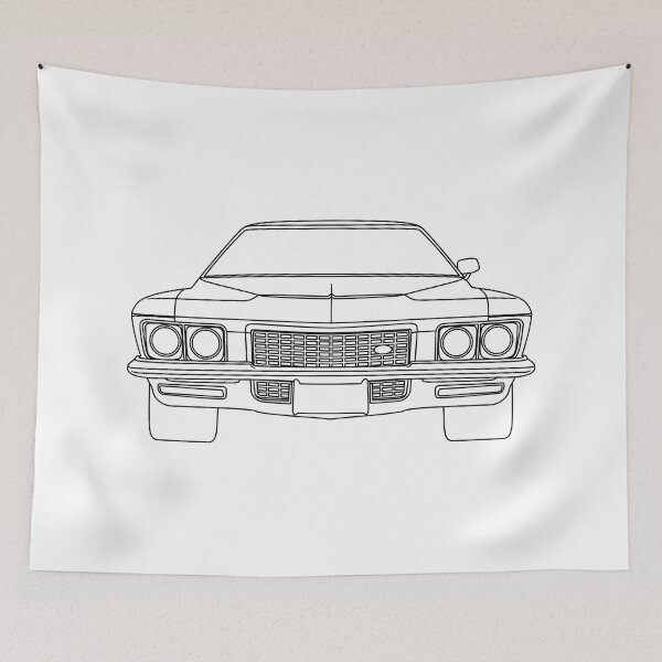 Item preview, Buick Riviera 1971-1973 third generation black lines designed and sold by EdimDesign.