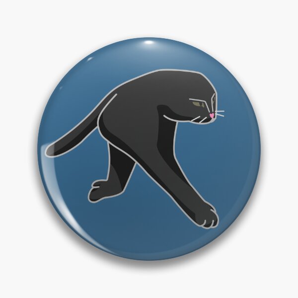 Item preview, Black Half Cat / Panorama Fail Cat / Singko peso cat Meme designed and sold by Rzera-.
