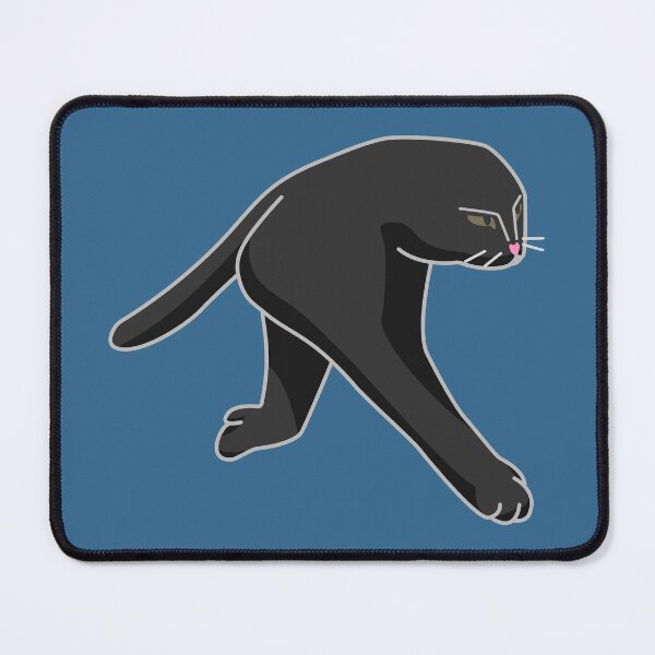 Item preview, Black Half Cat / Panorama Fail Cat / Singko peso cat Meme designed and sold by Rzera-.