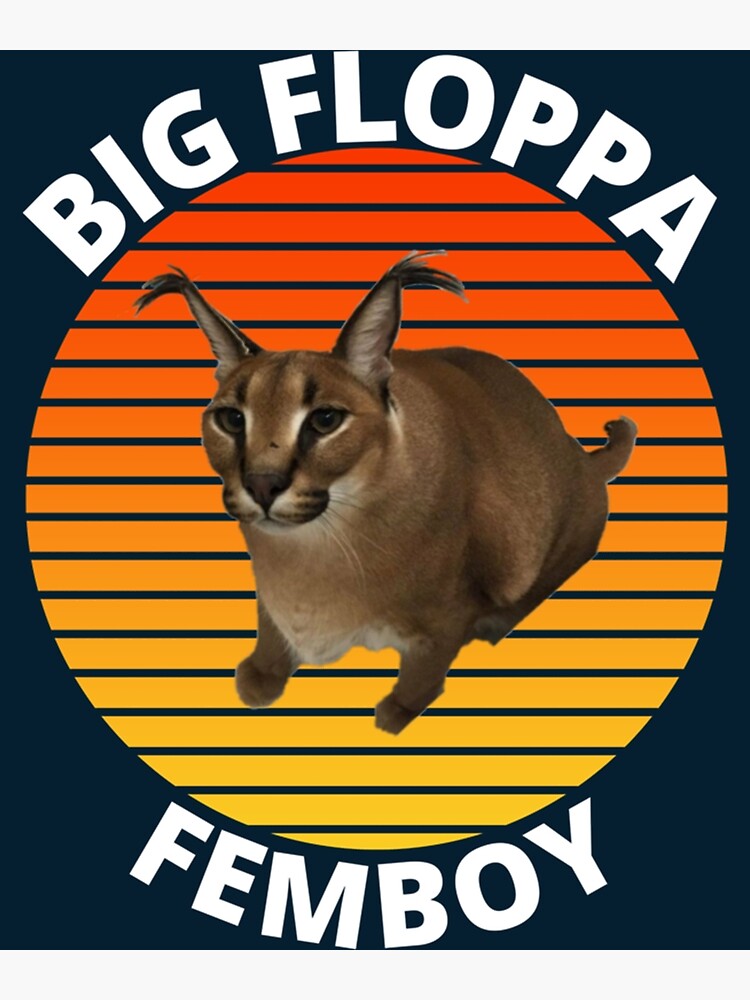 Big Floppa My Beloved Caracal Cat Meme Drawstring Bag