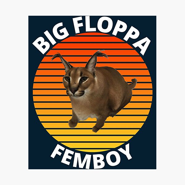 Big Floppa Meme Photographic Print for Sale by definitediffere