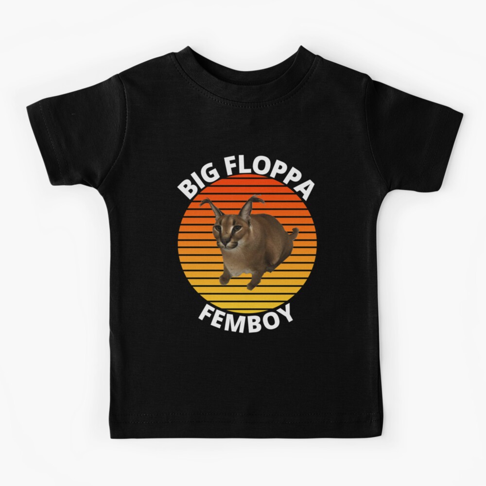 Big Floppa My Beloved Caracal Cat Meme - Camiseta con cuello en V para mujer