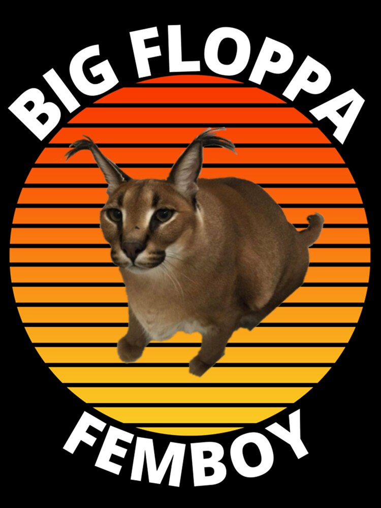 Big Floppa Is Calling Funny Caracal Big Cat Meme Kids Sweatshirt