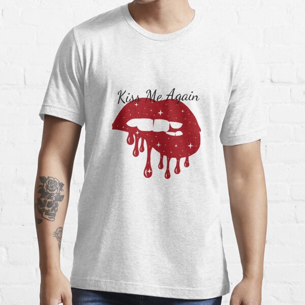 Kiss Me Saints lip T-Shirt