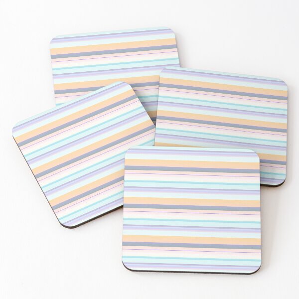 Item preview, Preppy color palette striped | pastel preppy designed and sold by lausn.