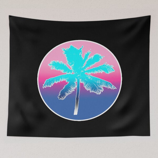 Item preview, Retro palmtree logo designed and sold by bunsbodega.
