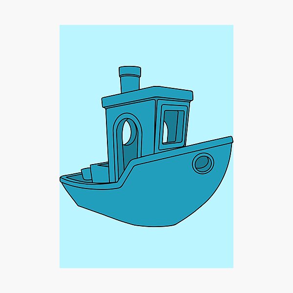 Item preview, Blue Benchy  designed and sold by Printint.