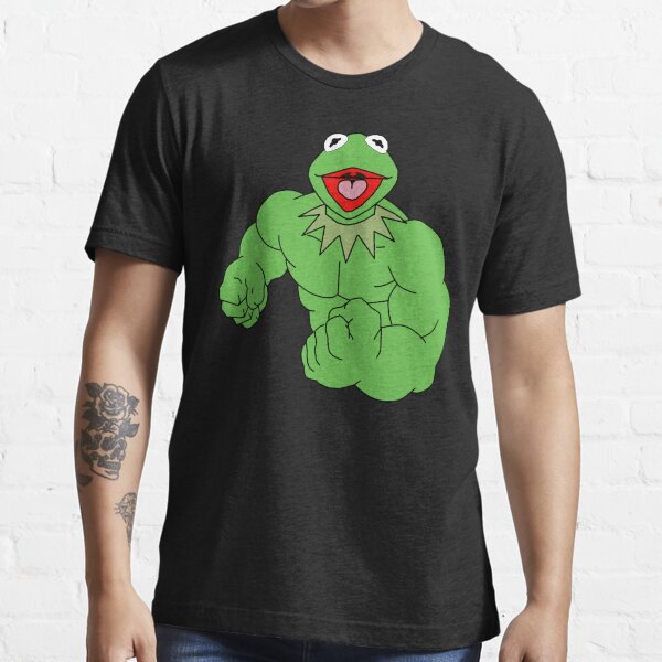 "Kermit The Muscle Frog" Tshirt by impossibleARTbg Redbubble
