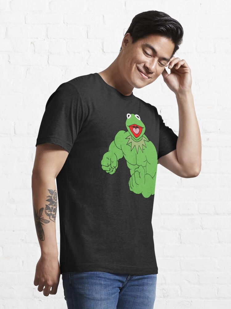 "Kermit The Muscle Frog" Tshirt by impossibleARTbg Redbubble
