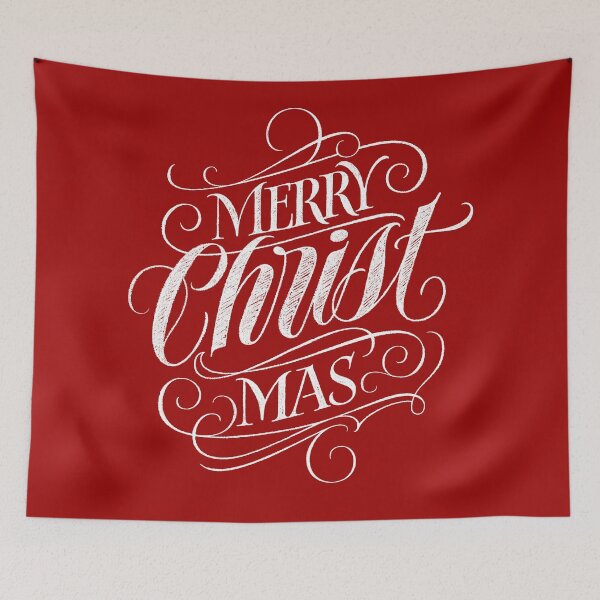 Item preview, Religious Christmas Chalkboard Lettering - Red - Christ - Christian - Chalk - Calligraphy designed and sold by 26-Characters.