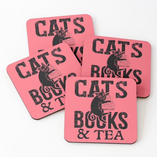 Item preview, Cats Books & Tea - Cat Mom designed and sold by S Cube Design.