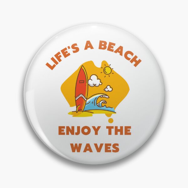Item preview, Life's a beach, enjoy the waves designed and sold by Inspirely.