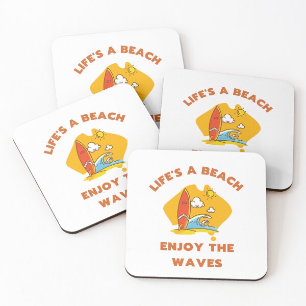 Item preview, Life's a beach, enjoy the waves designed and sold by Inspirely.