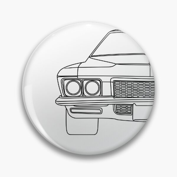 Item preview, Buick Riviera 1971-1973 third generation black lines designed and sold by EdimDesign.