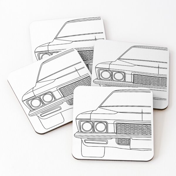 Item preview, Buick Riviera 1971-1973 third generation black lines designed and sold by EdimDesign.
