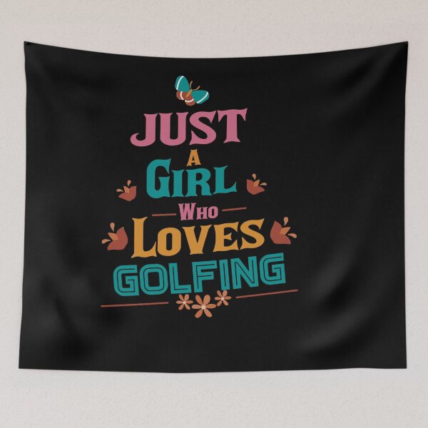 Item preview, JUST A WHO LOVES GOLFING designed and sold by sobriowslen.